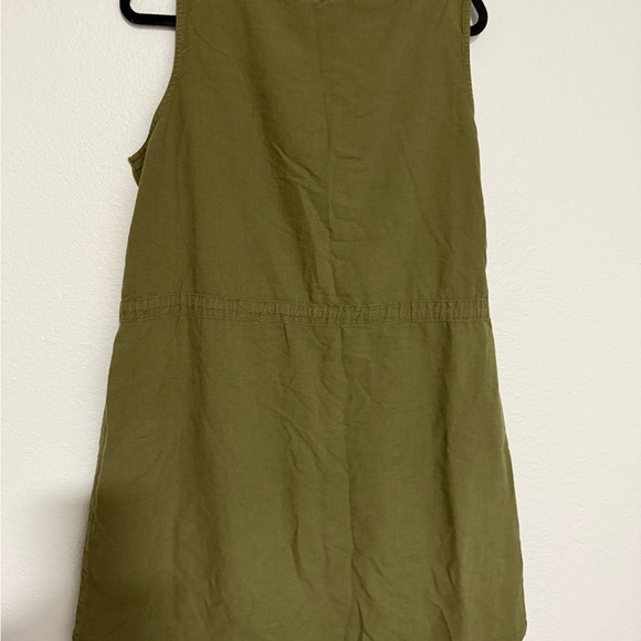 Eileen Fisher Olive Green Midi Dress - Picture 4 of 5
